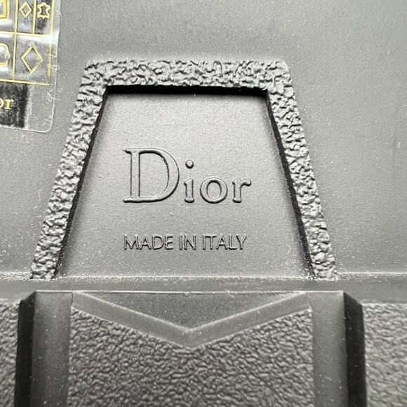 CHRISTIAN DIOR Diorquake Studded Clog EU 41 US 11 Black Buckle Lug Sole Mules - Picture 11 of 15